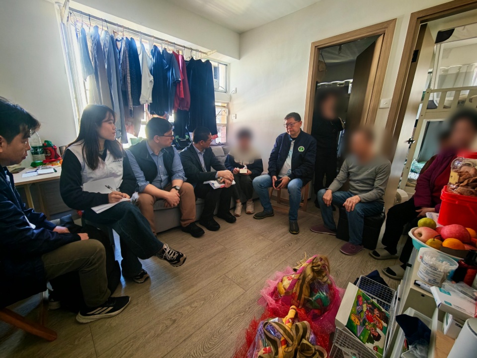 2026-01-16 工聯會服務團隊與香港建造業總工會等慰問荃灣寶豐路地盤重傷工友家屬