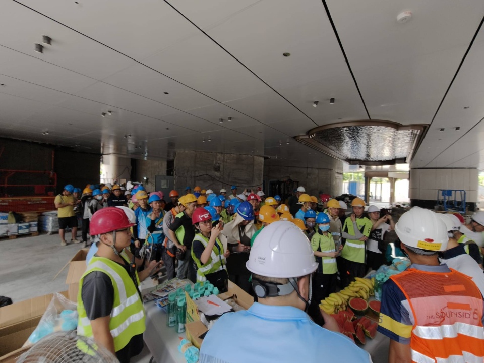 2026-06-03　香港建造業總工會轄下關愛社在黃竹坑私人住宅發展項目舉辦「預防工作間中暑講座」