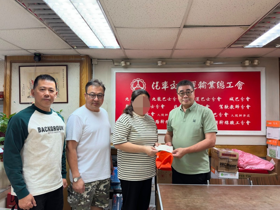 2026-07-29 58歲的士司機猝逝遺妻兒 汽車交通運輸業總工會協助非會員家屬申援助金度難關